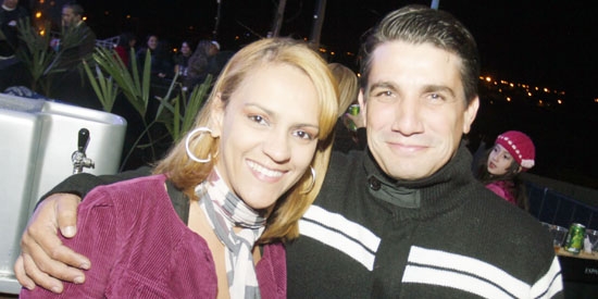 Casal muito querido, Ana Paula e Anderson Faria, no Espaço VIP Mazza